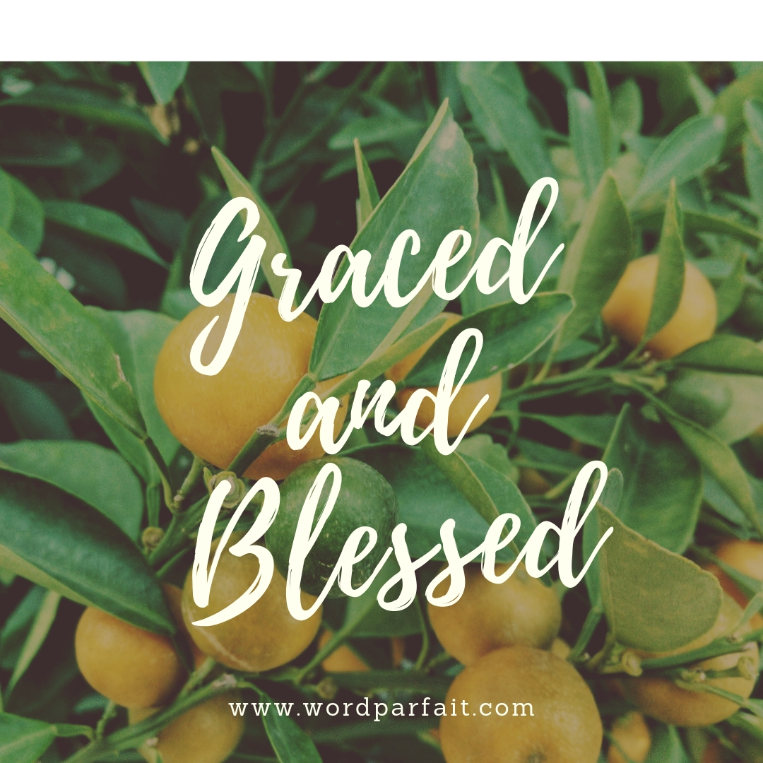 You are currently viewing GRACED, GRATEFUL, BLESSED!