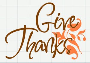 Read more about the article GIVE THANKS