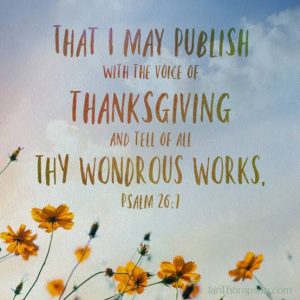 THE VOICE OF THANKSGIVING