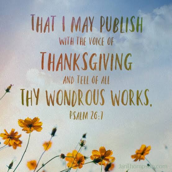 THE VOICE OF THANKSGIVING