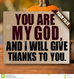 Read more about the article THANKSGIVING WITH PSALMS