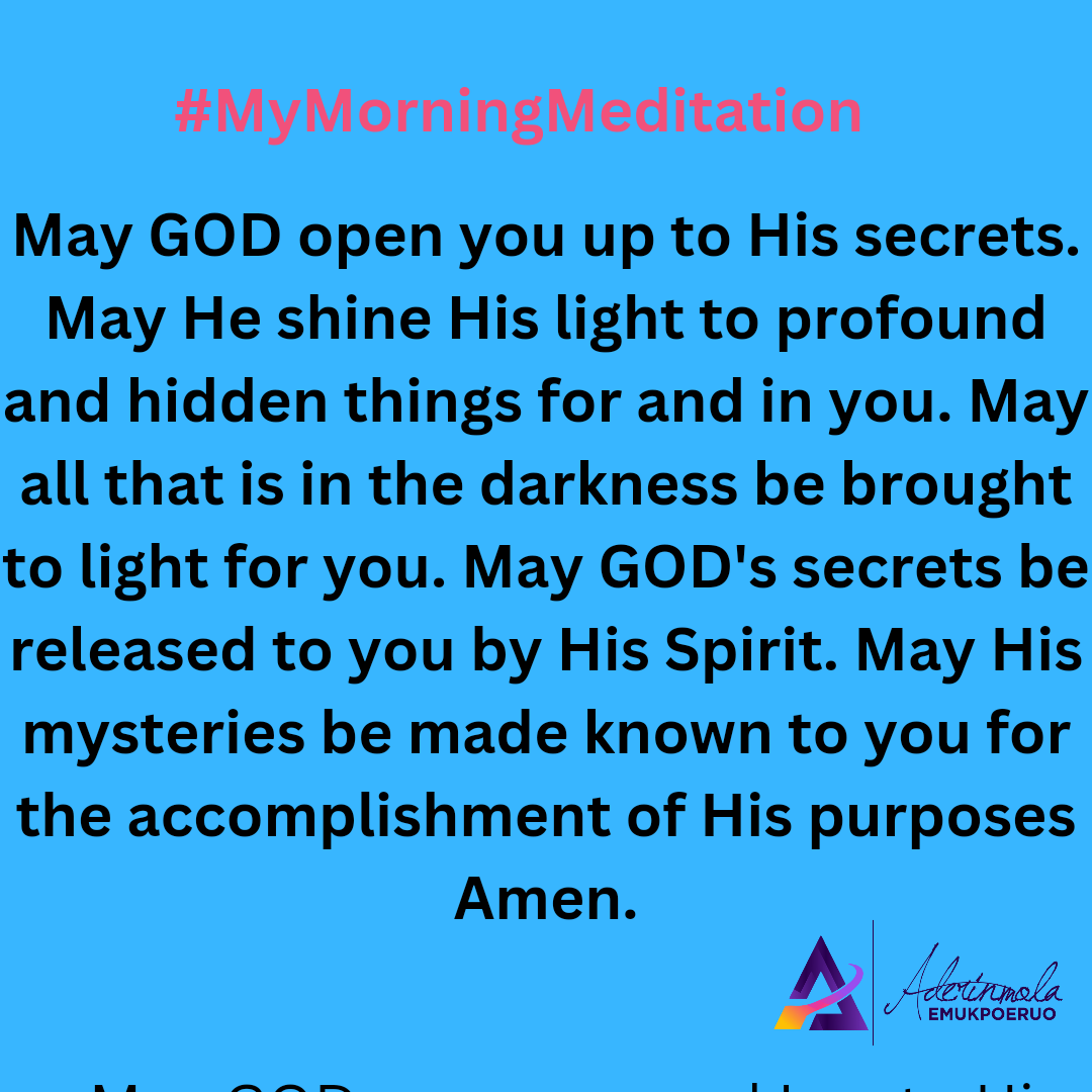 You are currently viewing GOD’S SECRETS